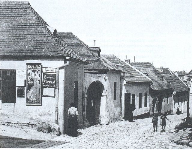Hadnagy utca a Tabánban 1910 k.